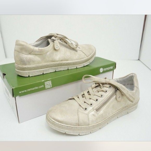 rieker gold trainers
